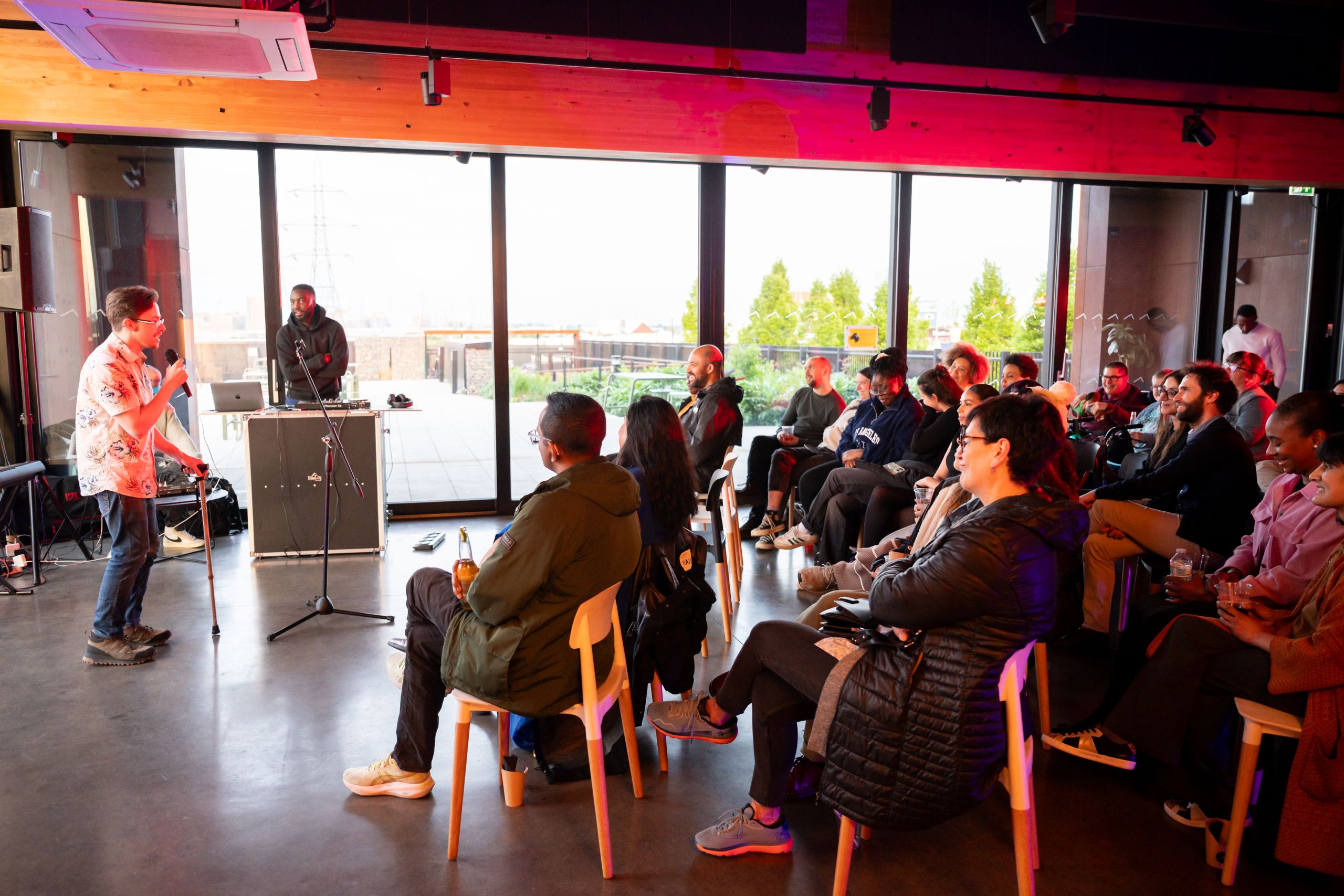 Barking Riverside community event audience