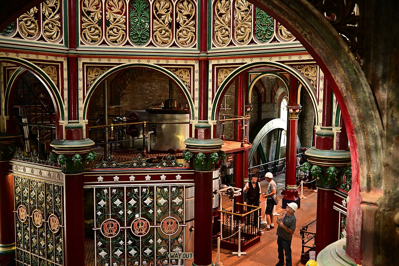 Interior of Crossness Pumping Station