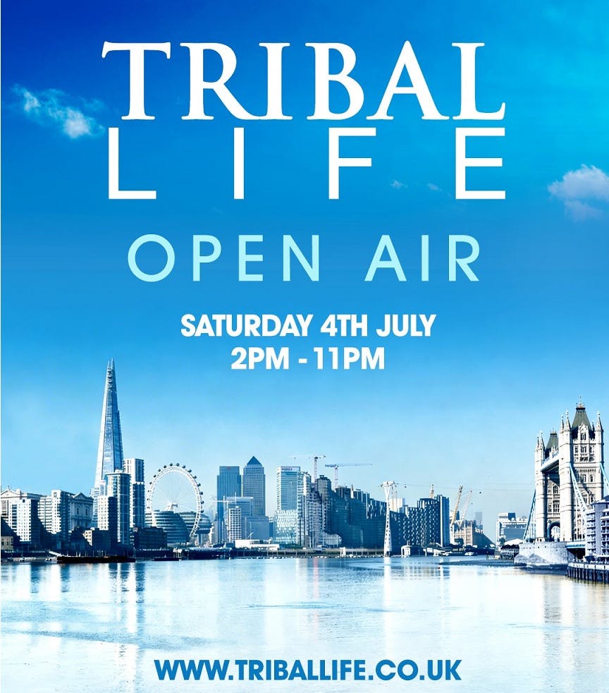 Tribal Life Open Air event artwork